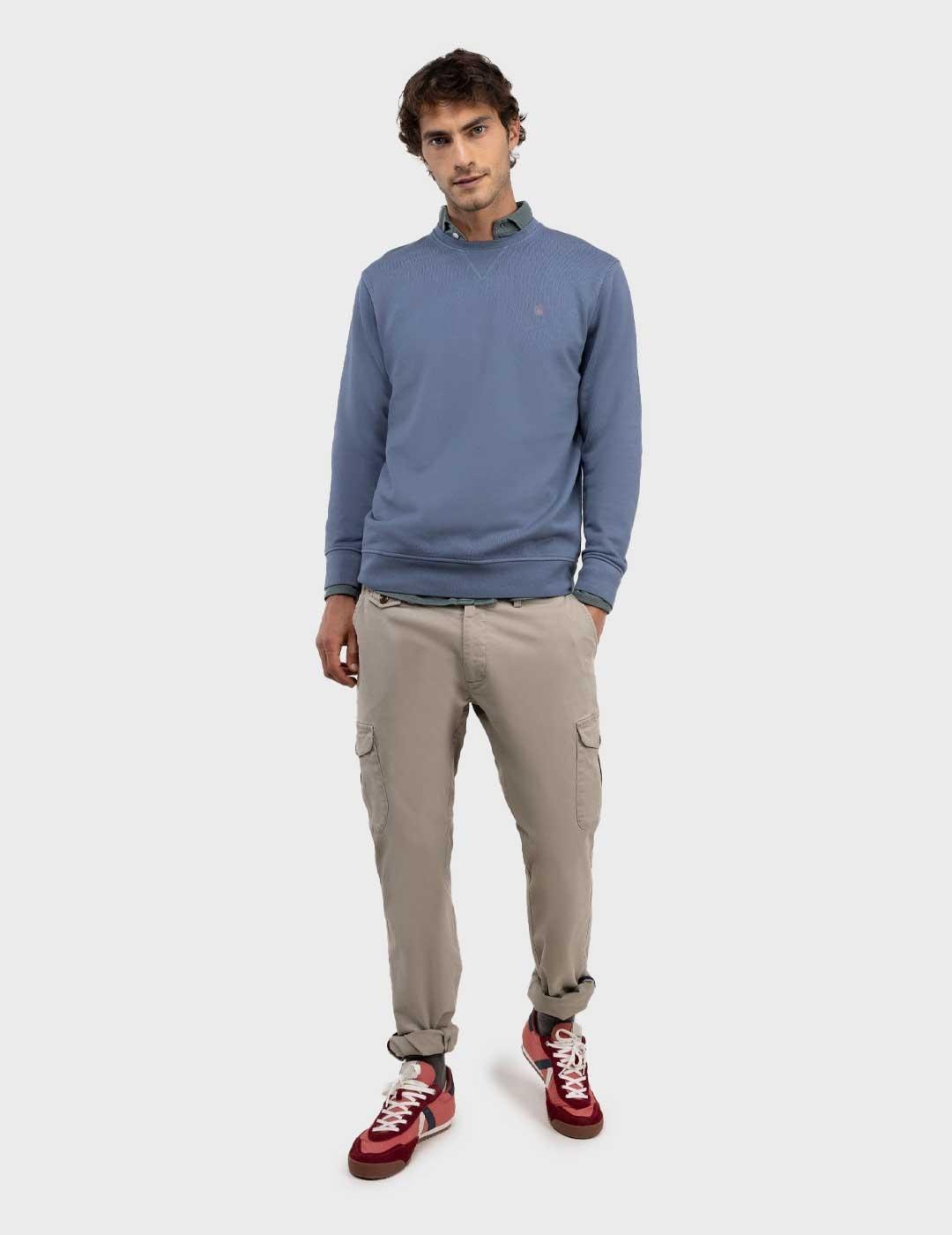 El Ganso pantalón tostado cargo para hombre