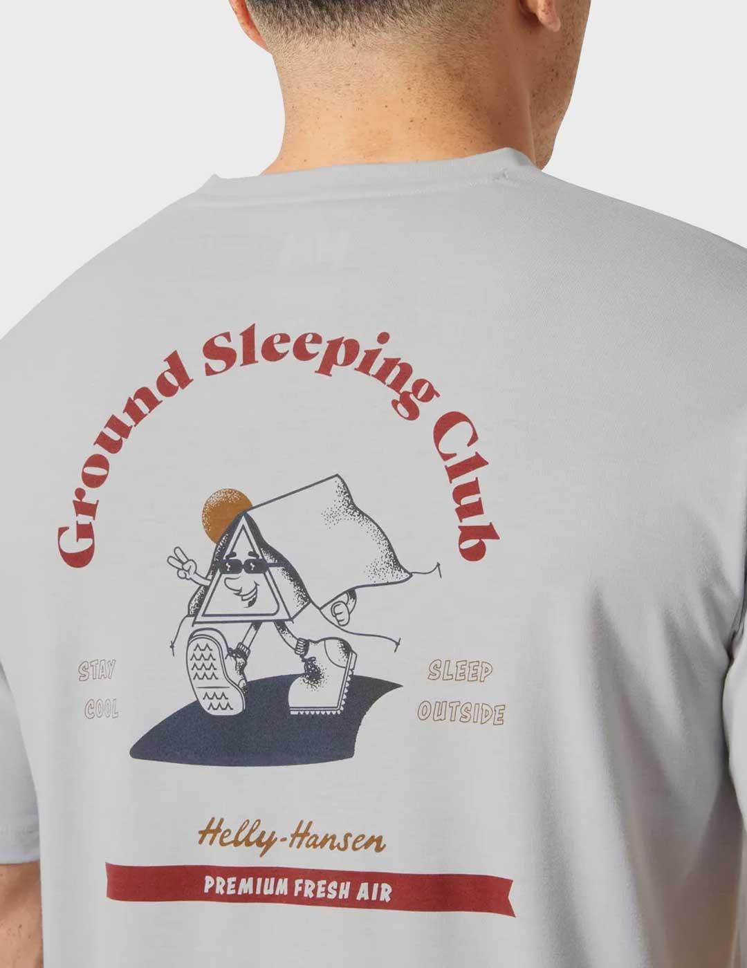 Helly Hansen Skog camiseta gris para hombre