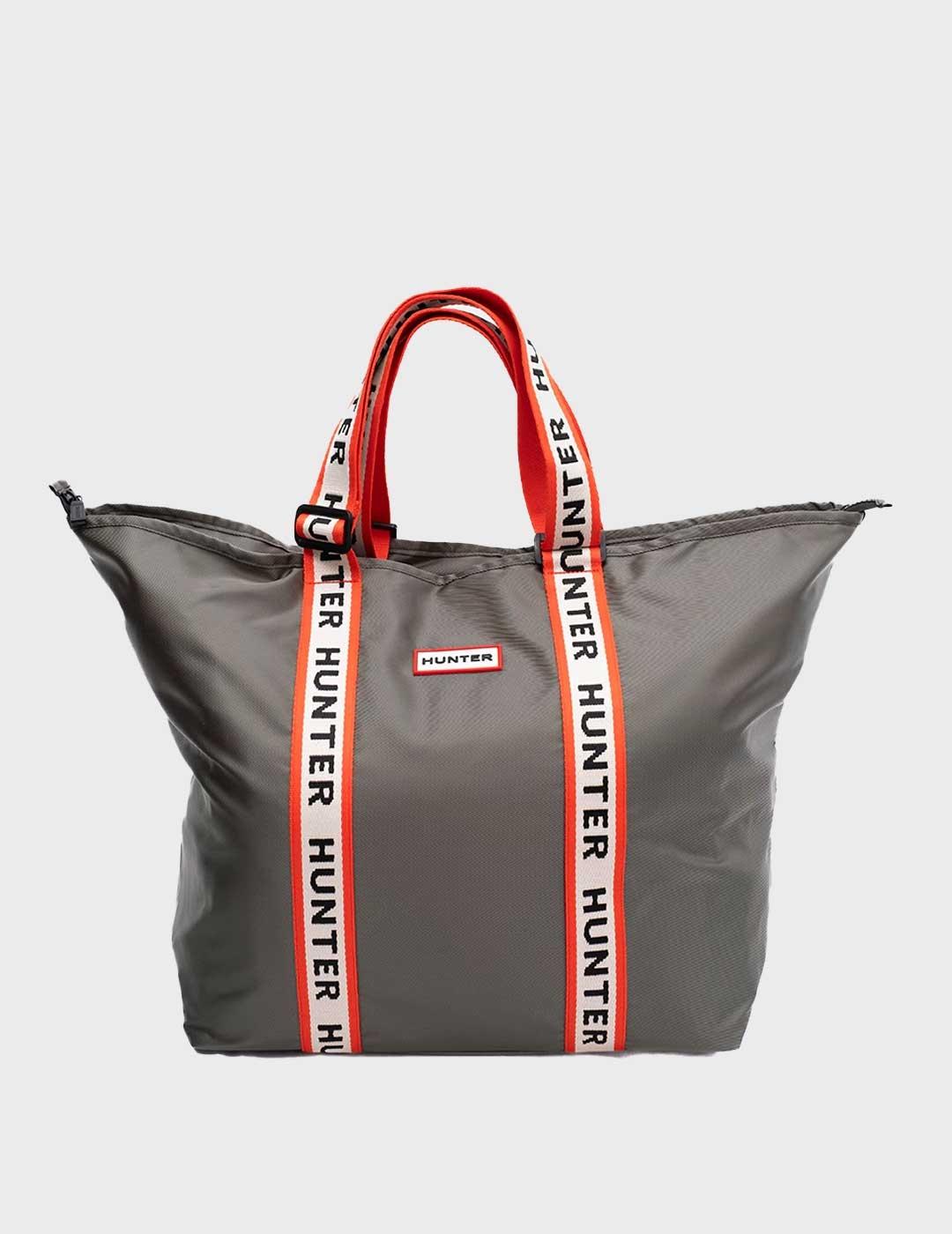 Hunter Riberts Jacquard bolso negro para mujer