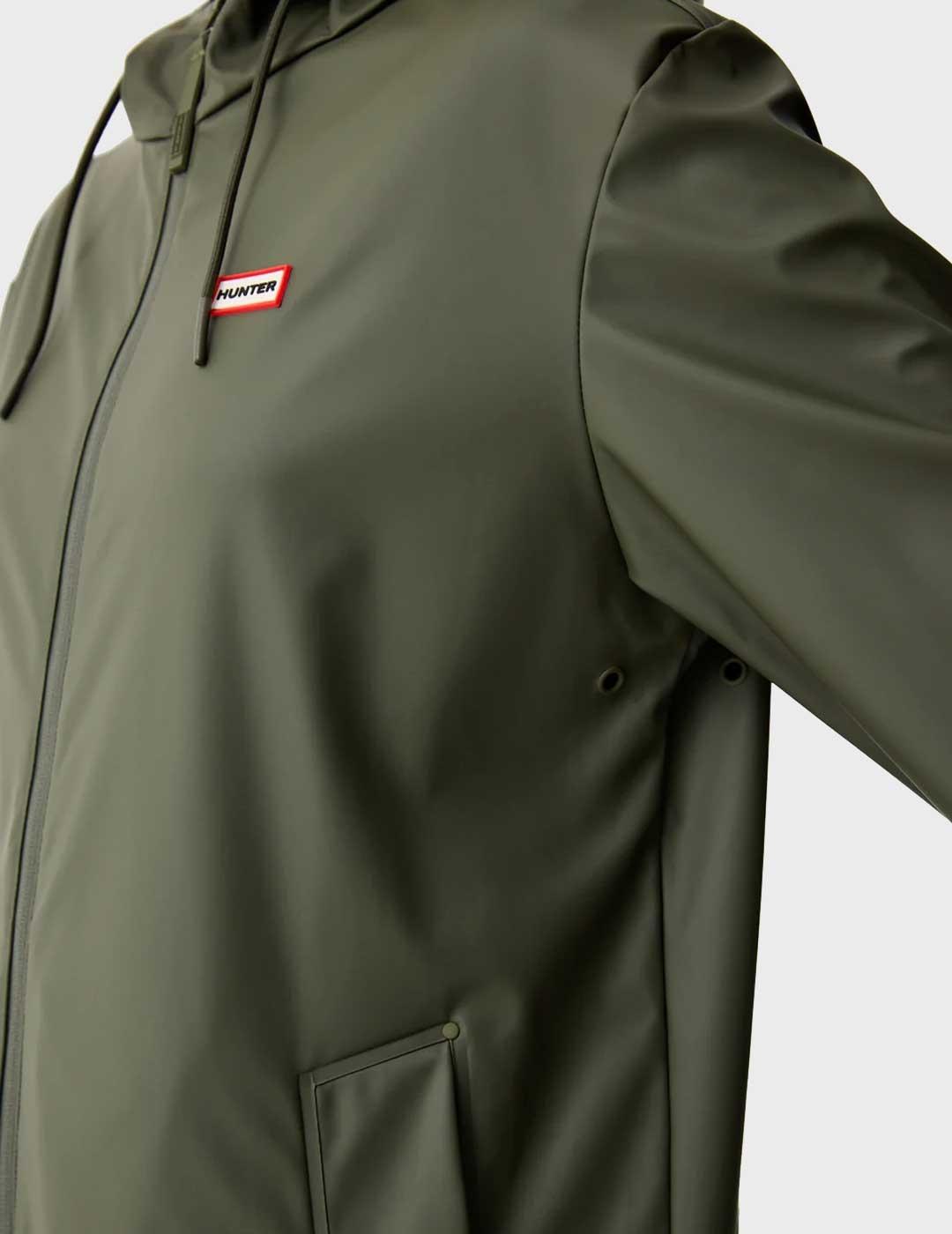 Hunter Andrea chubasquero verde para mujer