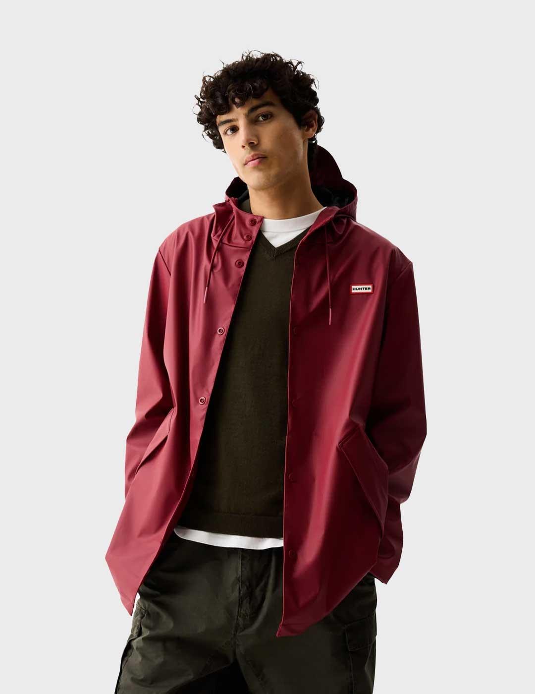 Hunter Jo parka granate impermeable para hombre y mujer