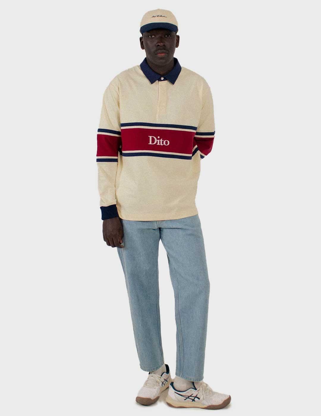 Dito polo beige Nautical para hombre