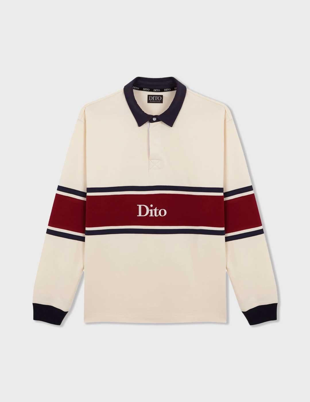 Dito polo beige Nautical para hombre