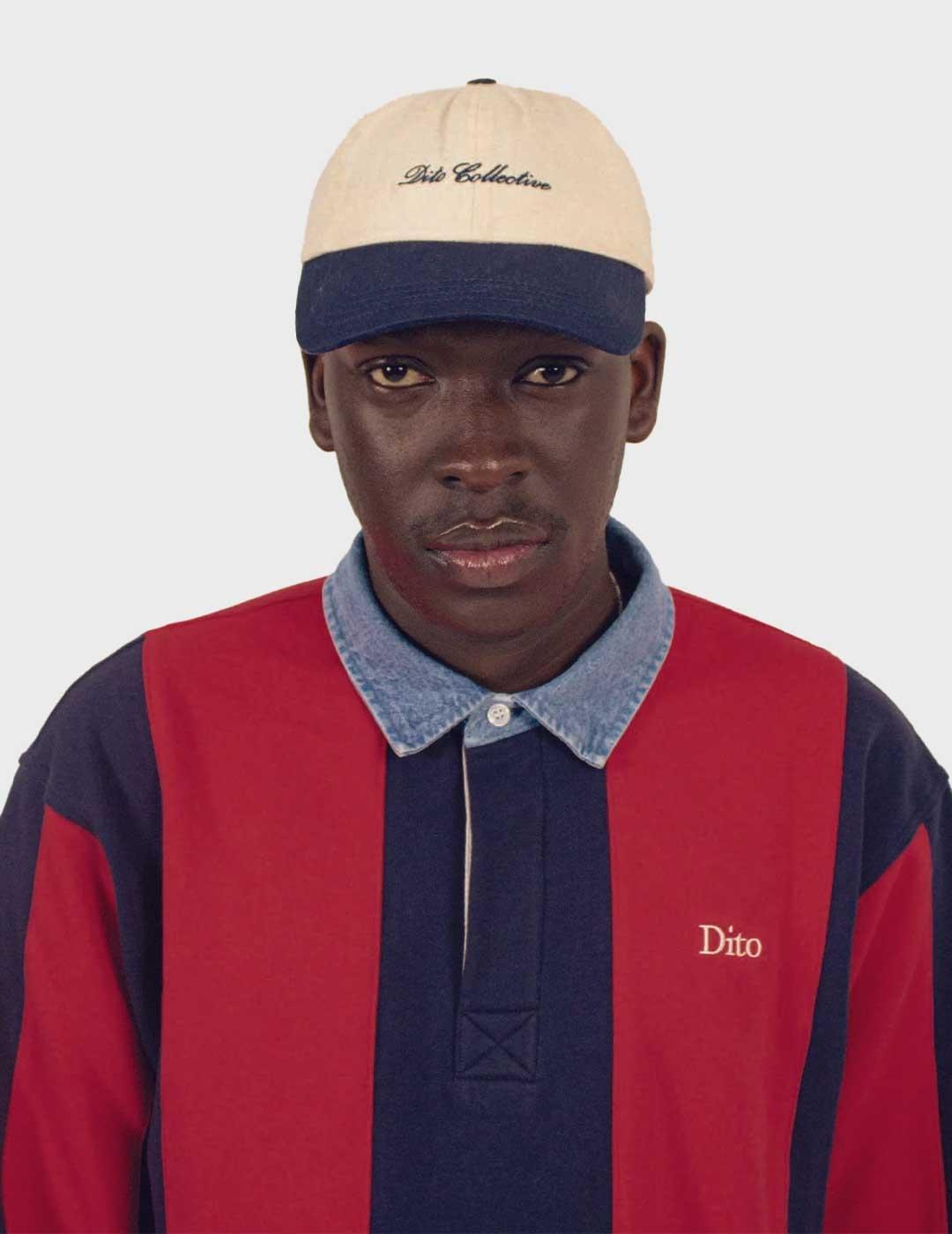 Dito polo rojo Denim para hombdre