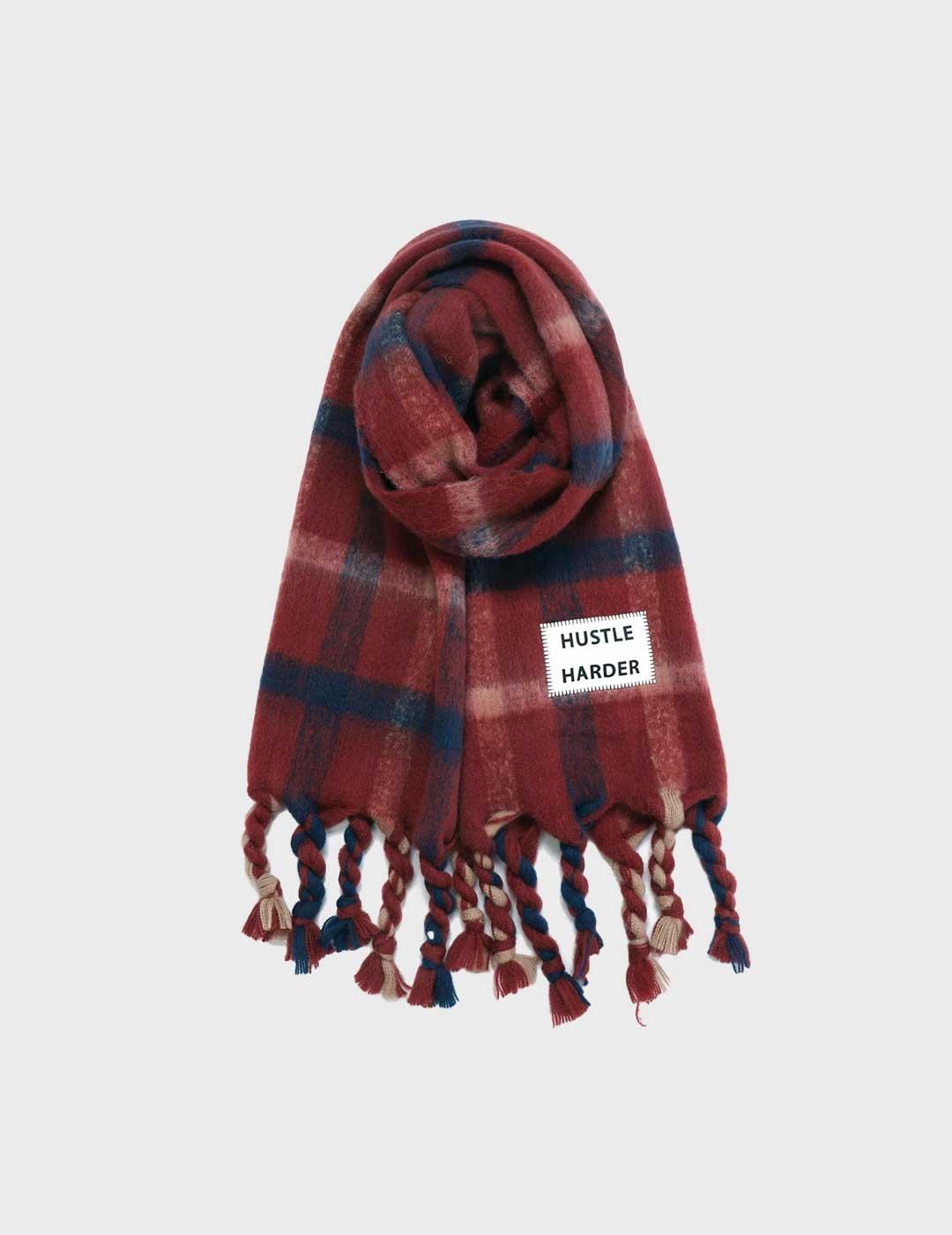 Verb To Do Hustle Harder bufanda multicolor para mujer