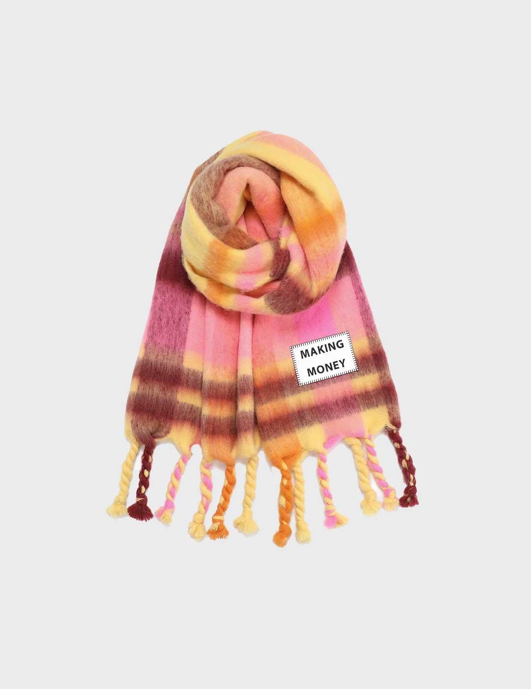 Verb To Do Making Money bufanda multicolor para mujer