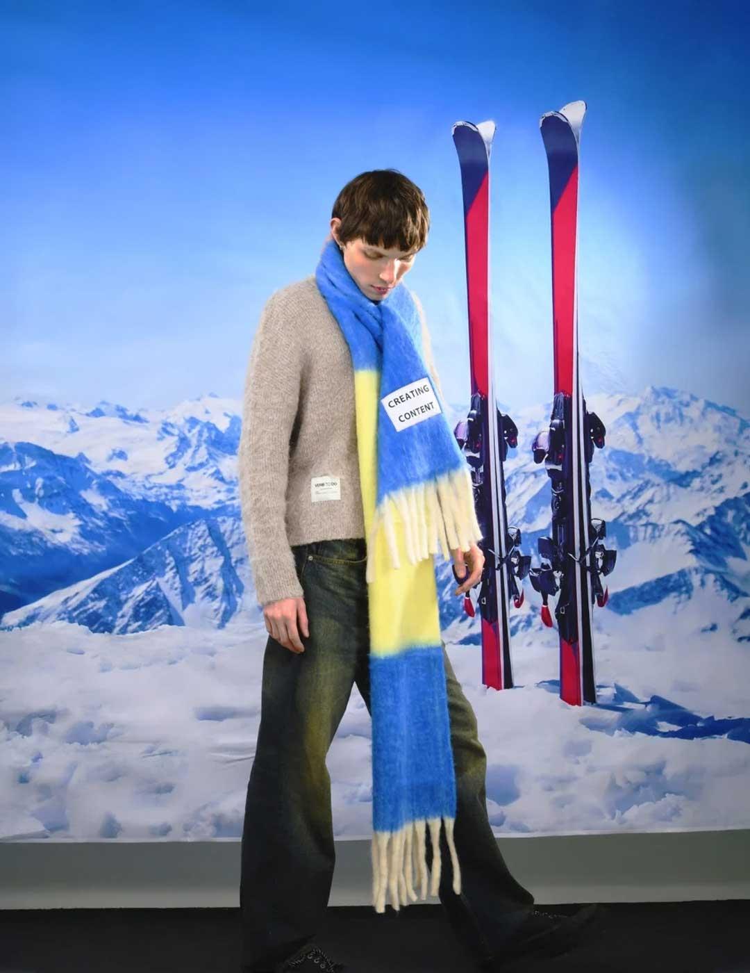 Verb To Do Creating Content bufanda multicolor para mujer