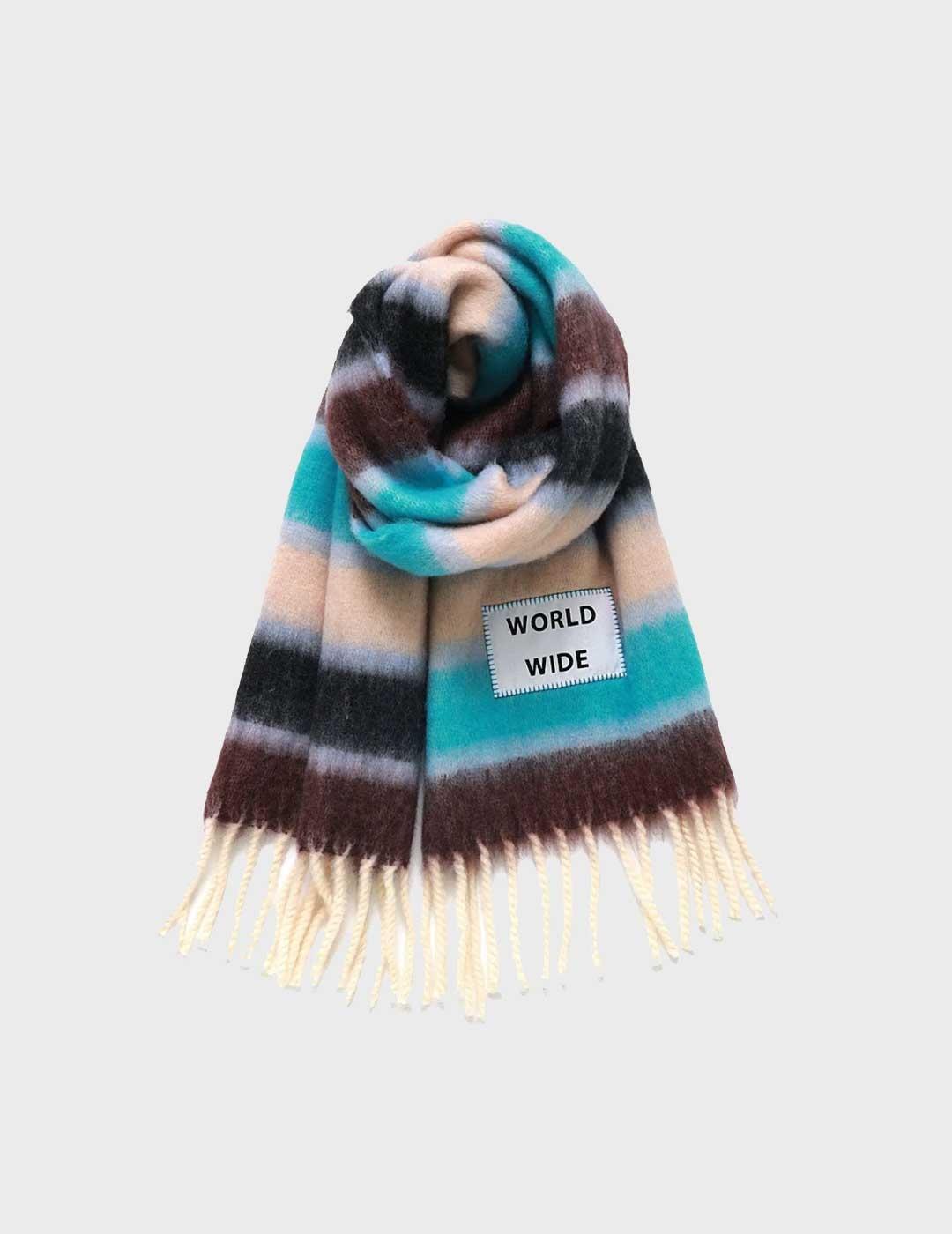 Verb To Do World Wide bufanda multicolor para mujer