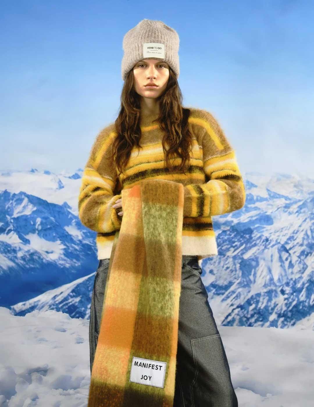 Verb To Do Manifest Joy bufanda multicolor para mujer