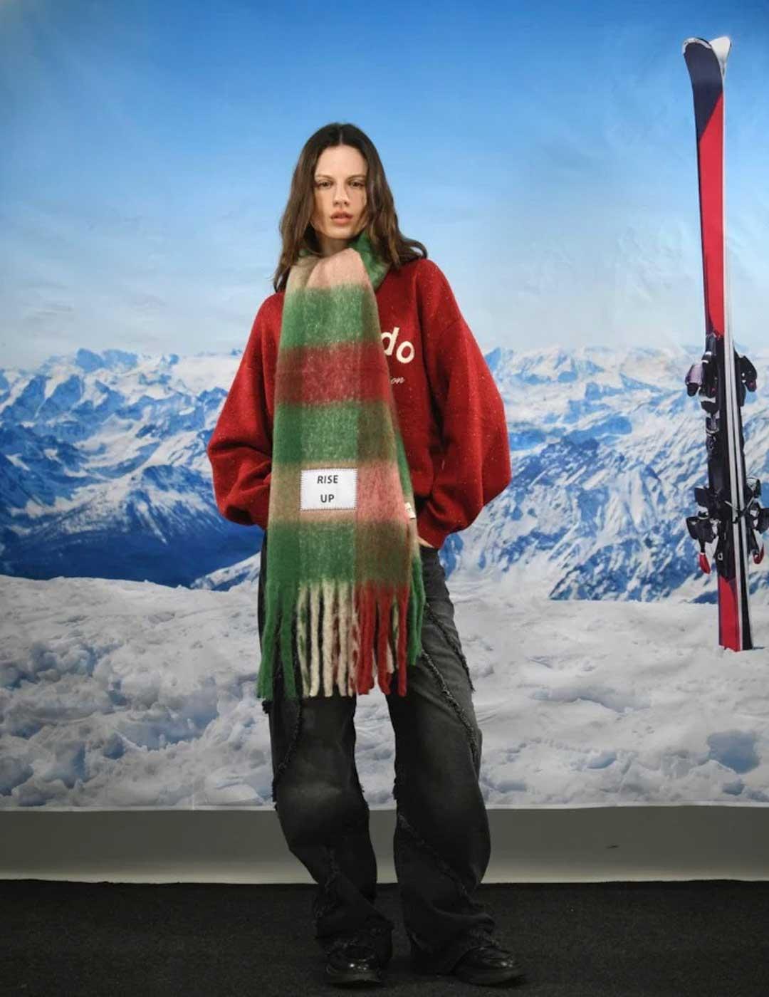 Verb To Do Rise Up bufanda multicolor para mujer