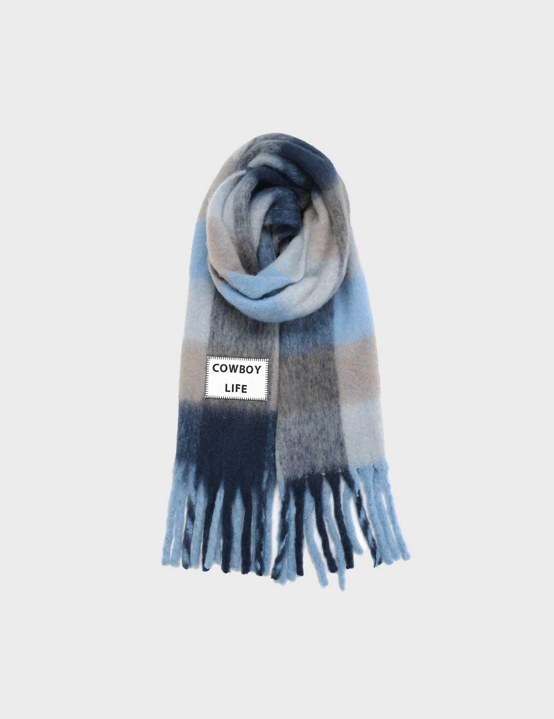 Verb To Do Cowboy Life bufanda multicolor para mujer