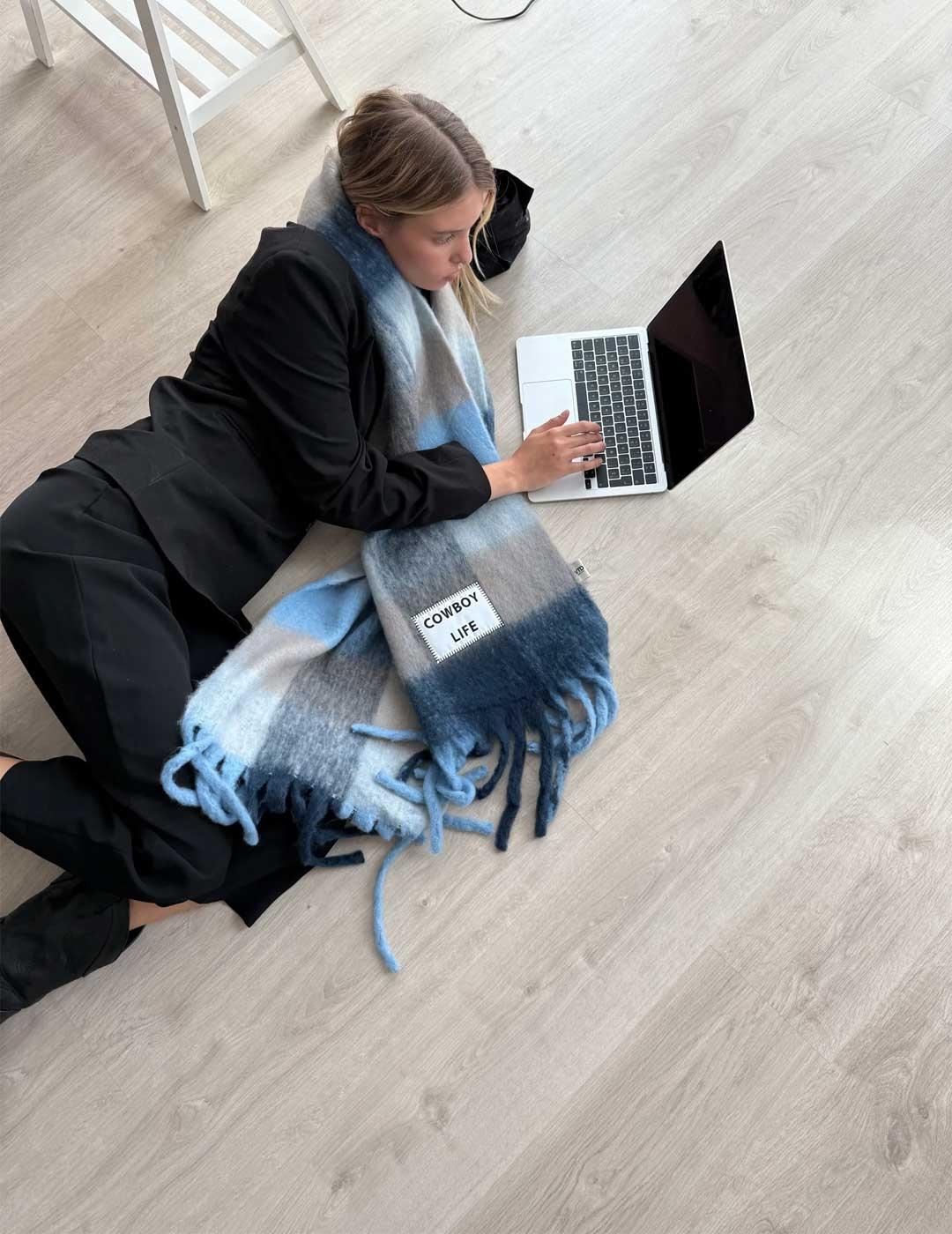 Verb To Do Cowboy Life bufanda multicolor para mujer