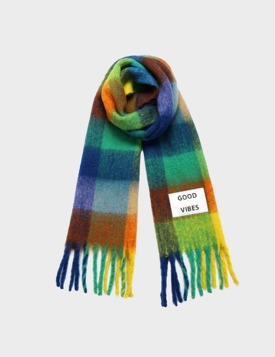 Verb To Do Good Vibes bufanda multicolor para mujer