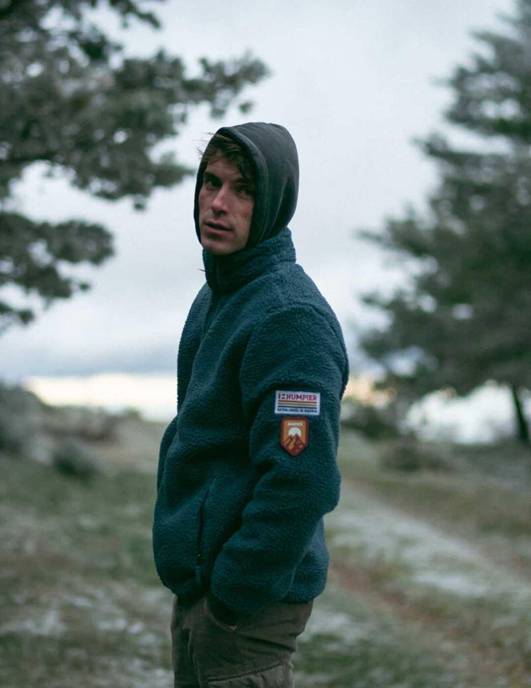 Humpier polar azul para hombre