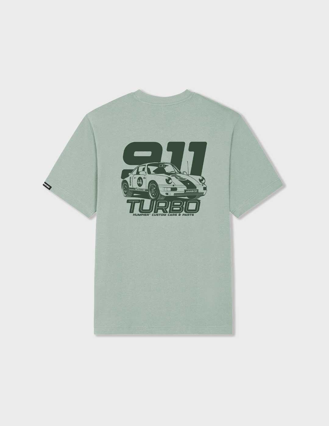 Humpier camiseta verde 911 Turbo S para hombre