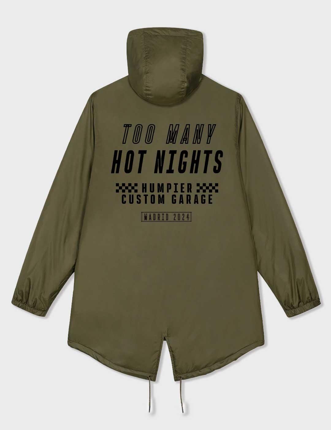 Humpier parka verde Hot Night para hombre