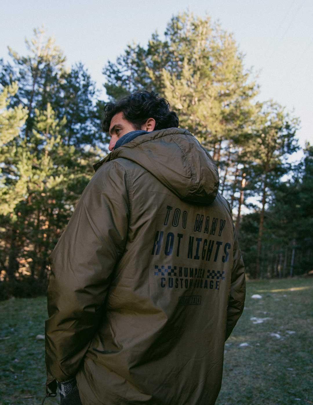 Humpier parka verde Hot Night para hombre