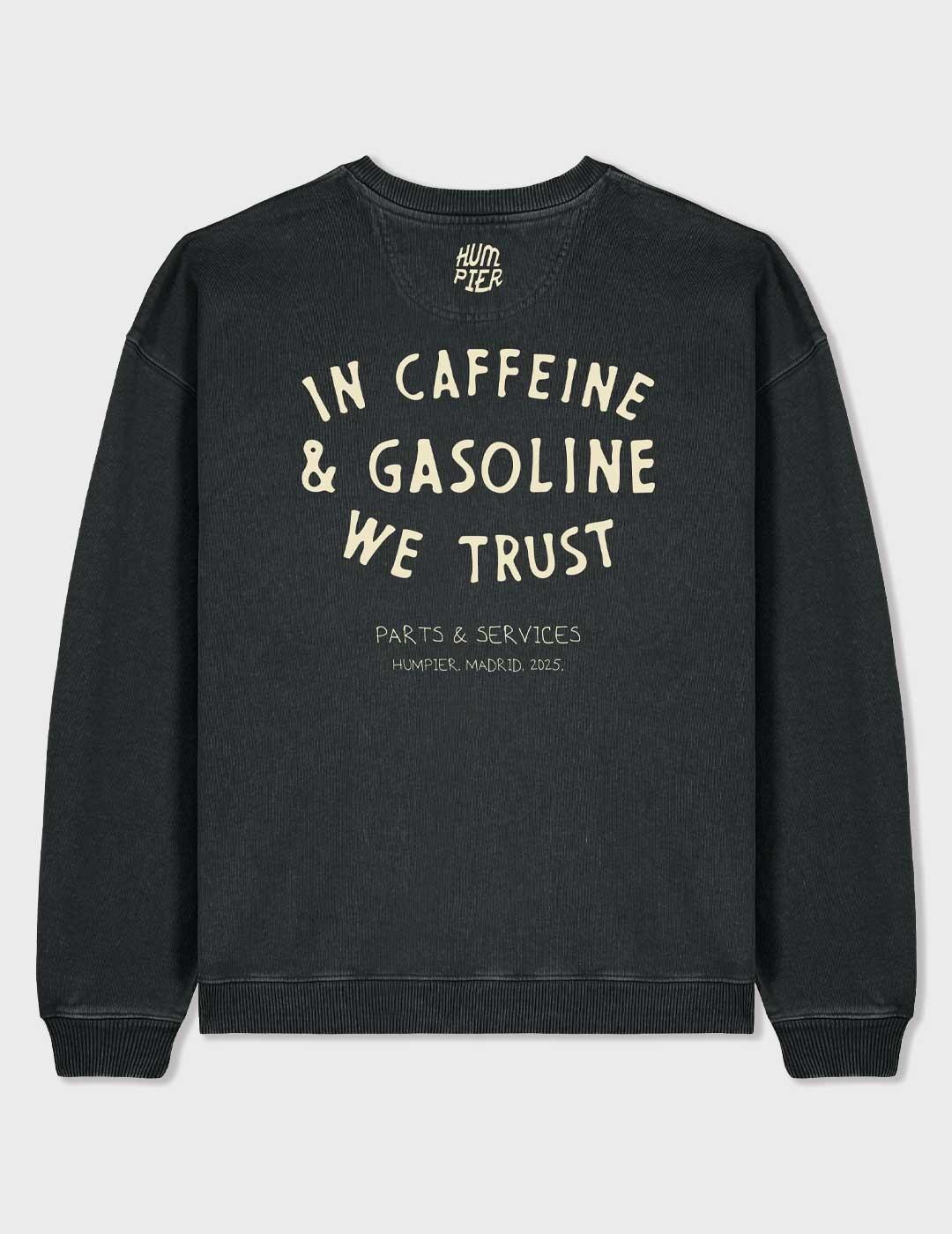 Humpier sudadera negra para hombre y mujer