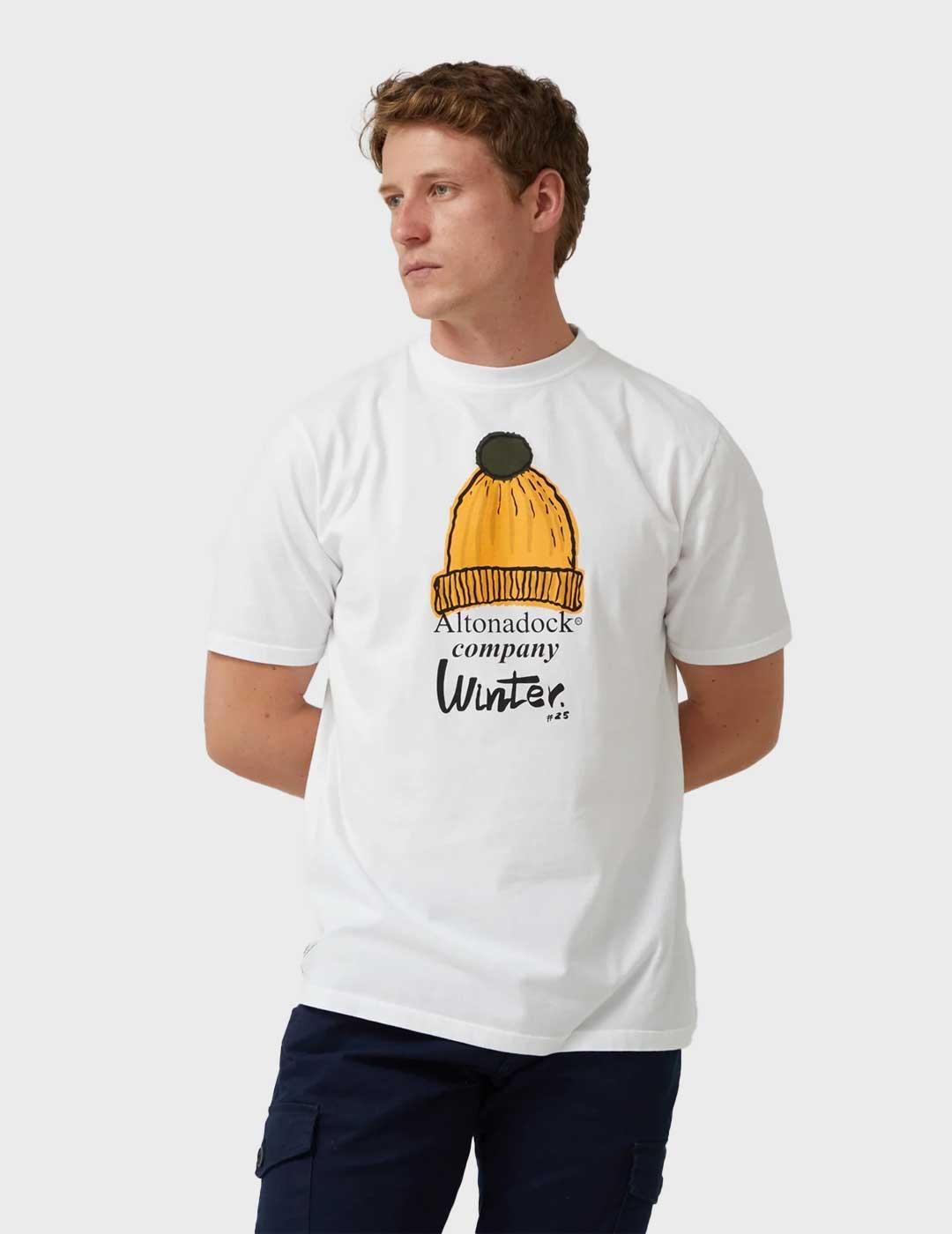 Altonadock camiseta blanca para hombre