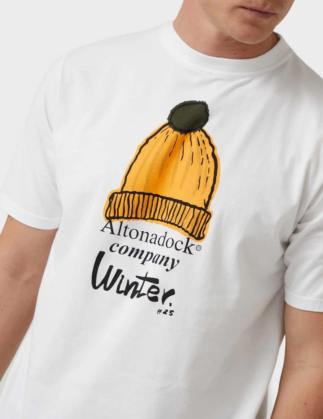 Altonadock camiseta blanca para hombre