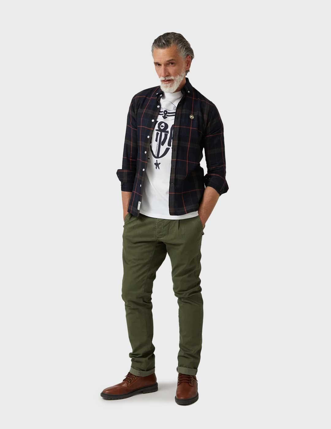 Altonadock camisa negra para hombre