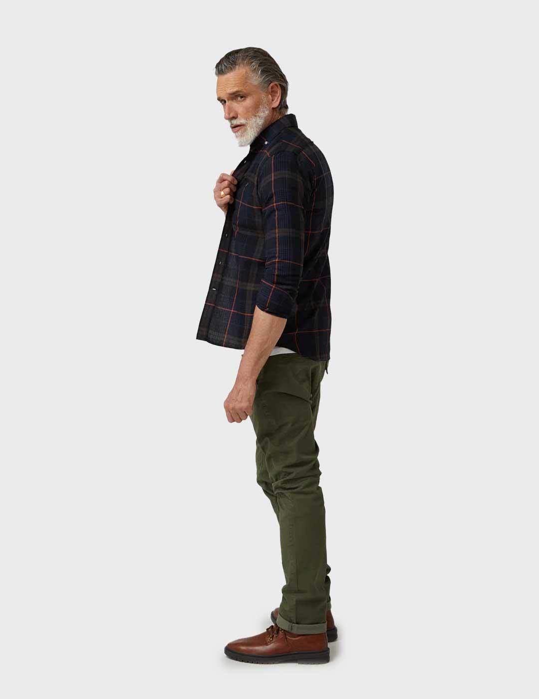 Altonadock camisa negra para hombre