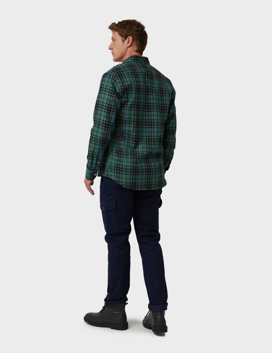 Altonadock camisa verde para hombre