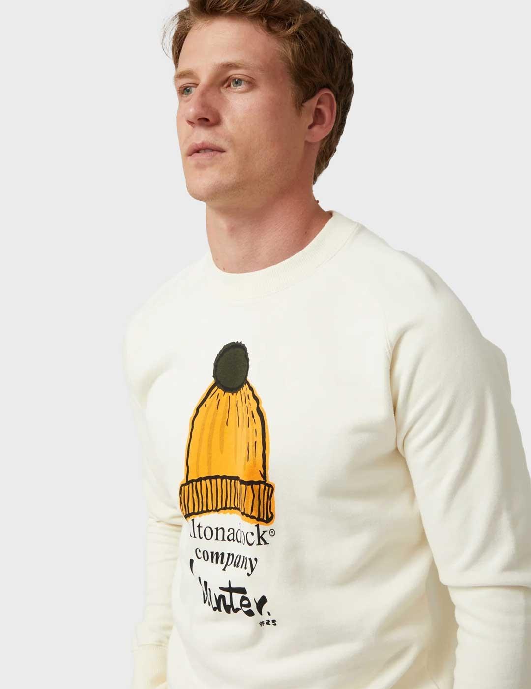 Altonadock sudadera beige para hombre