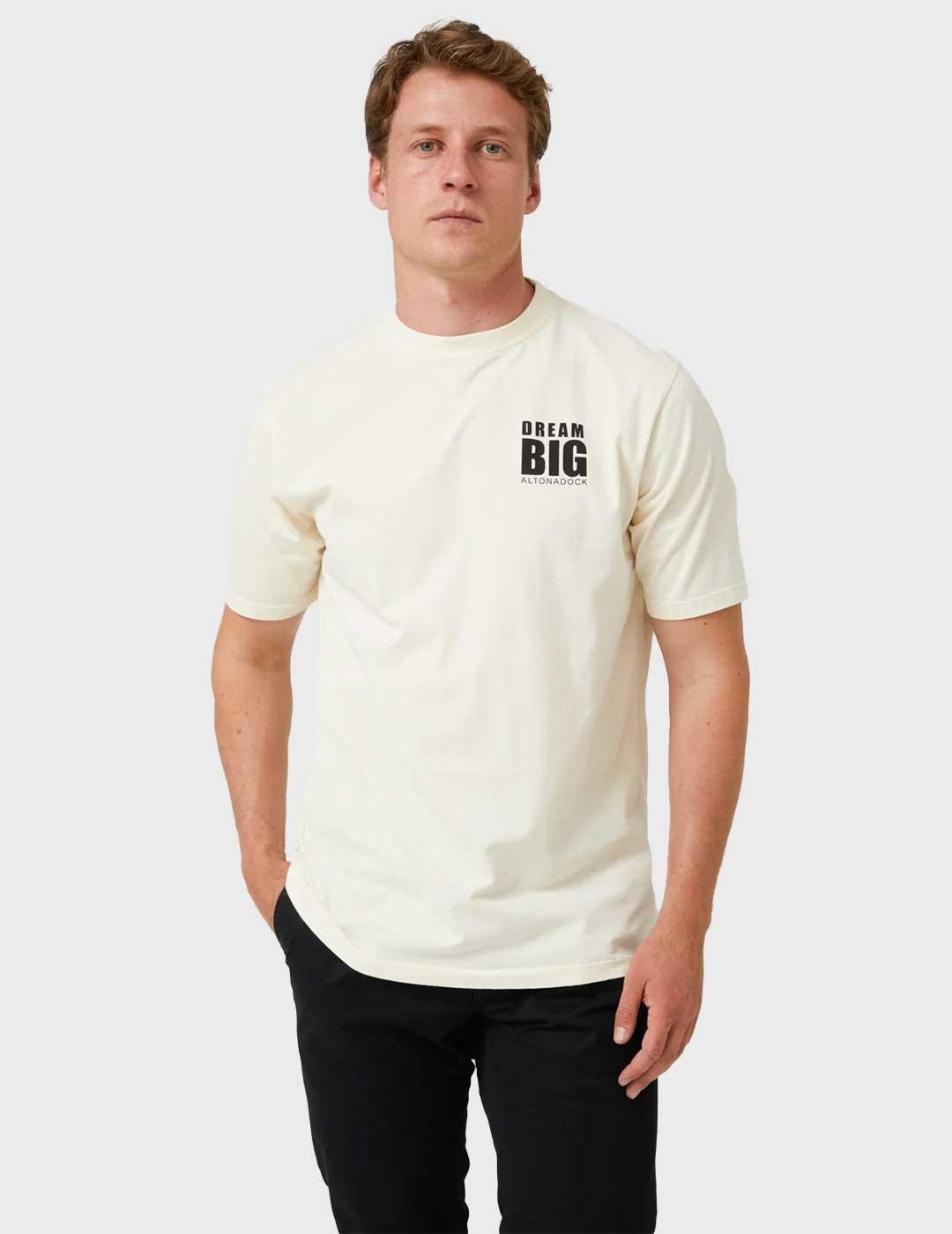 Altonadock camiseta beige para hombre