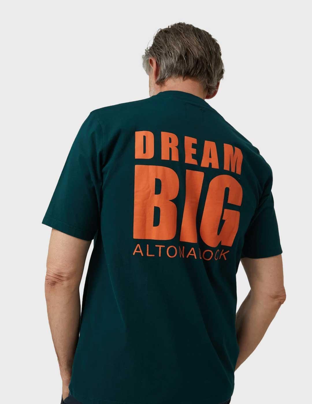 Altonadock camiseta verde para hombre