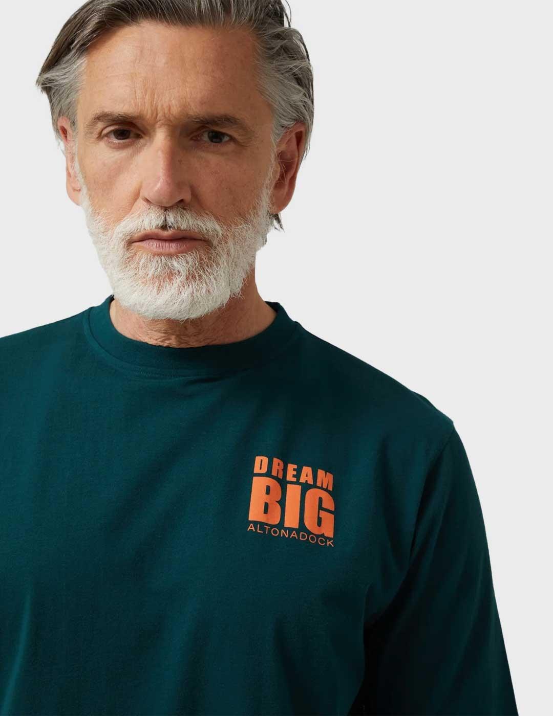 Altonadock camiseta verde para hombre