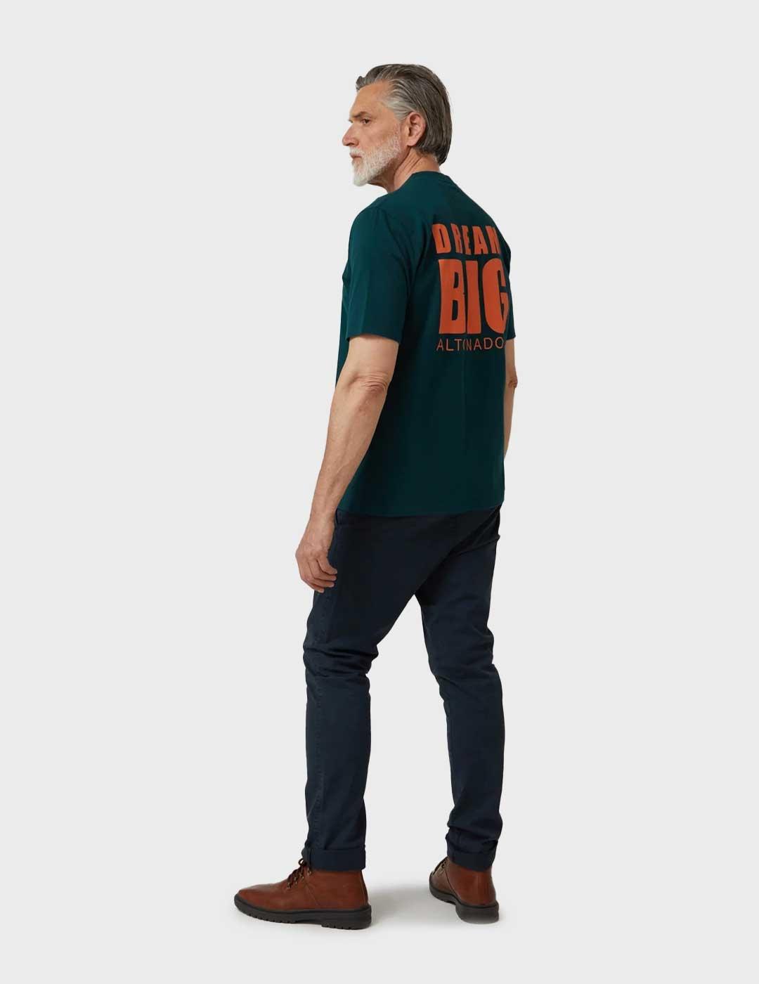 Altonadock camiseta verde para hombre