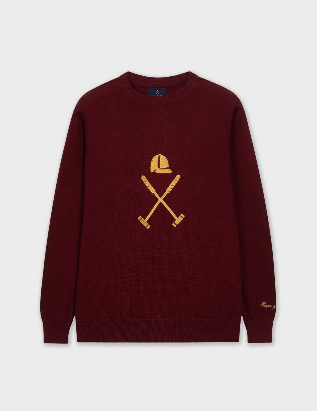 Harper & Neyer Vermont jersey granate para hombre