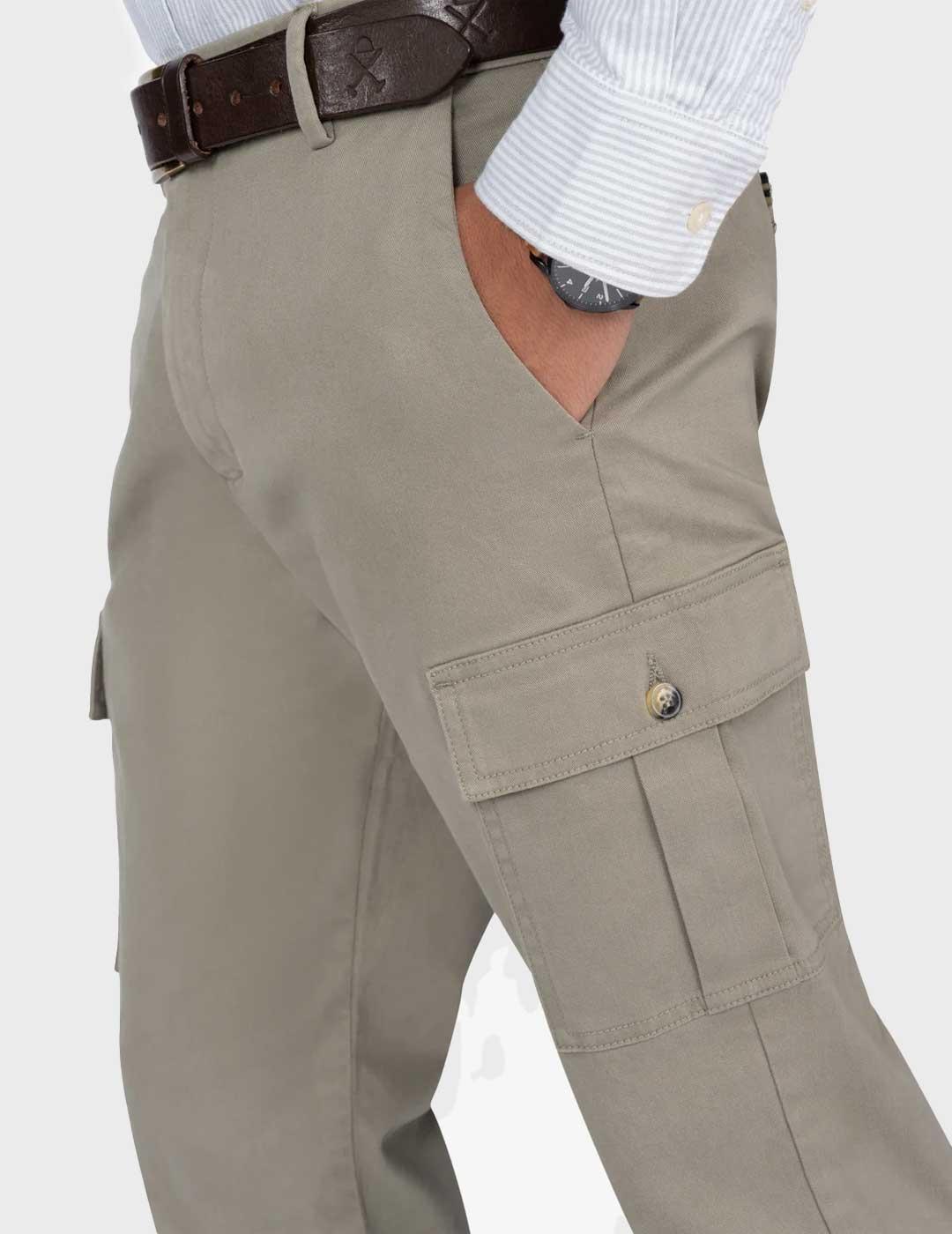 Harper & Neyer pantalón verde cargo para hombre