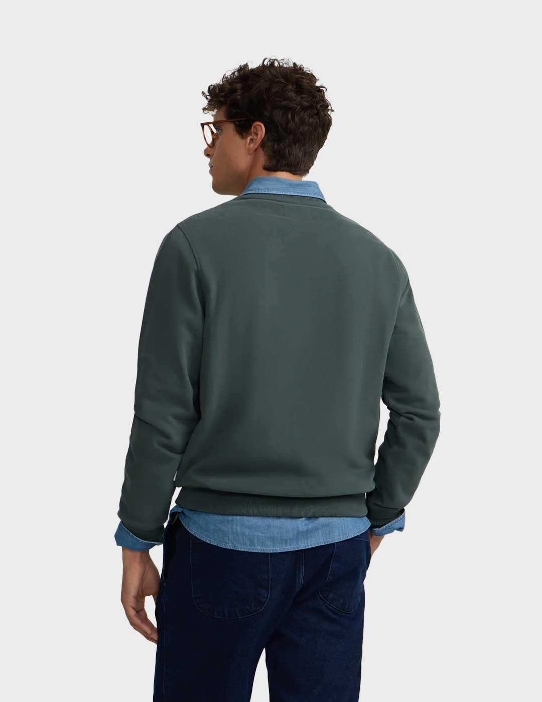 Silbon Raqueta sudadera verde para hombre