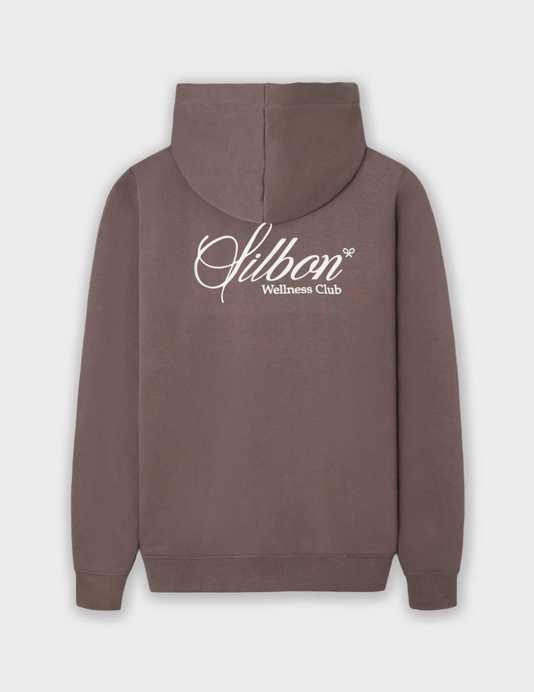 Silbon Wellness Club sudadera marrón para hombre