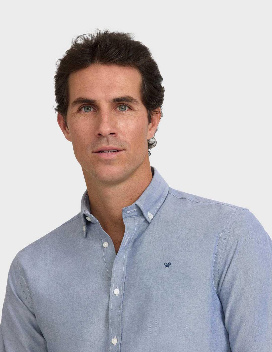 Silbon Sport camisa azul para hombre