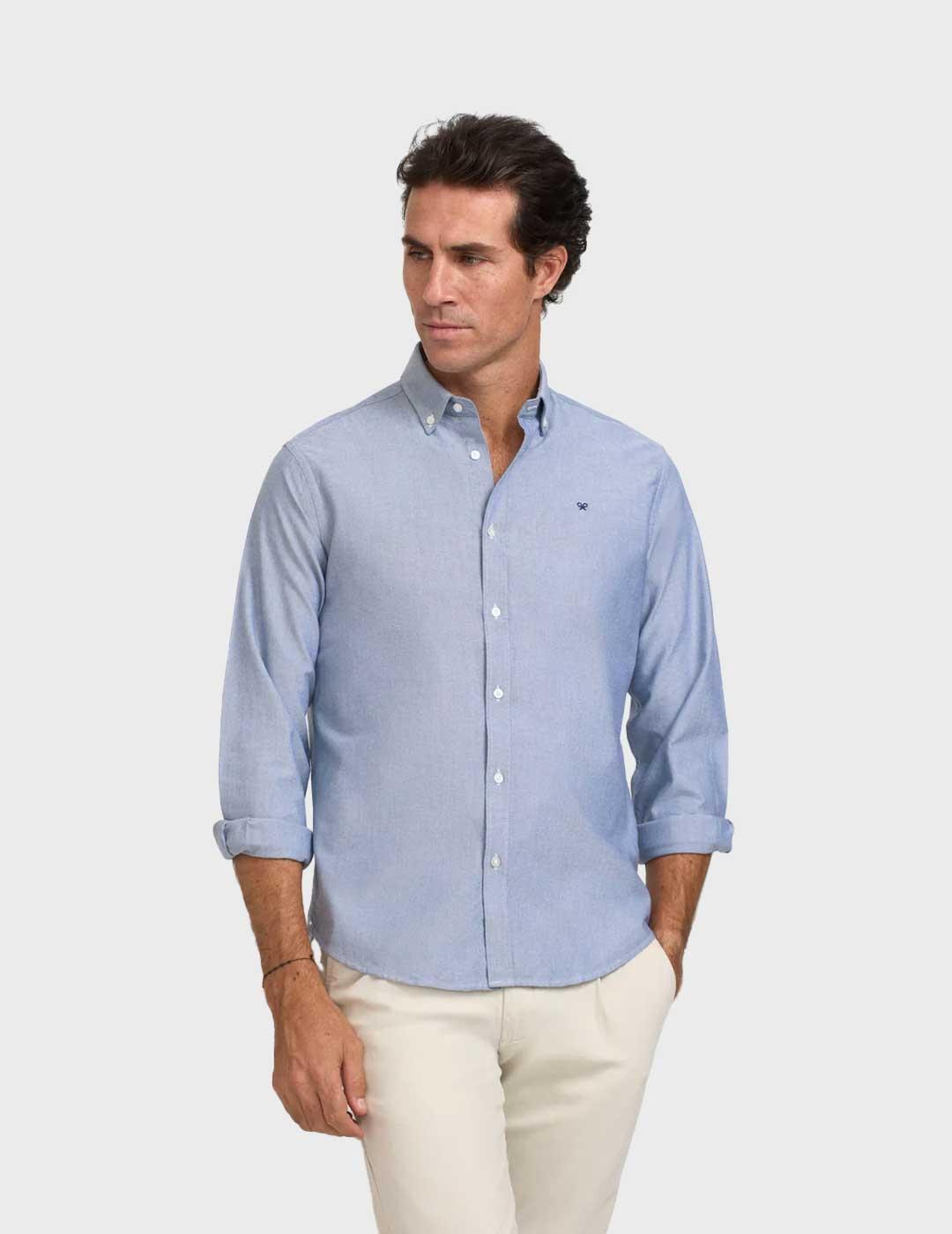 Silbon Sport camisa azul para hombre