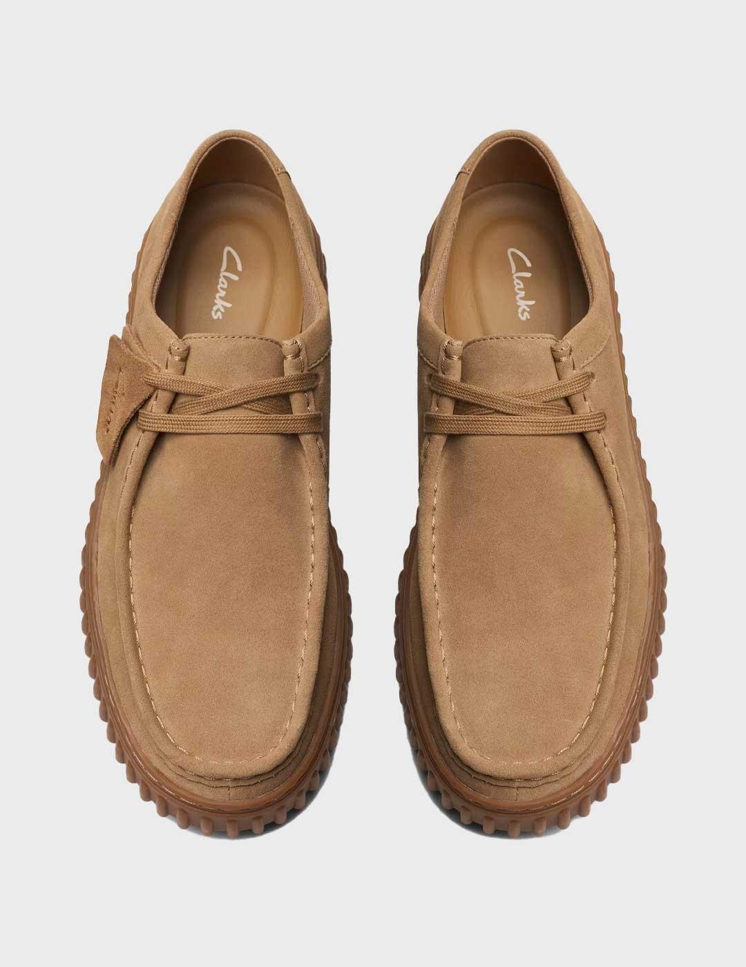 Clarks Torhill Lo zapato camel para hombre