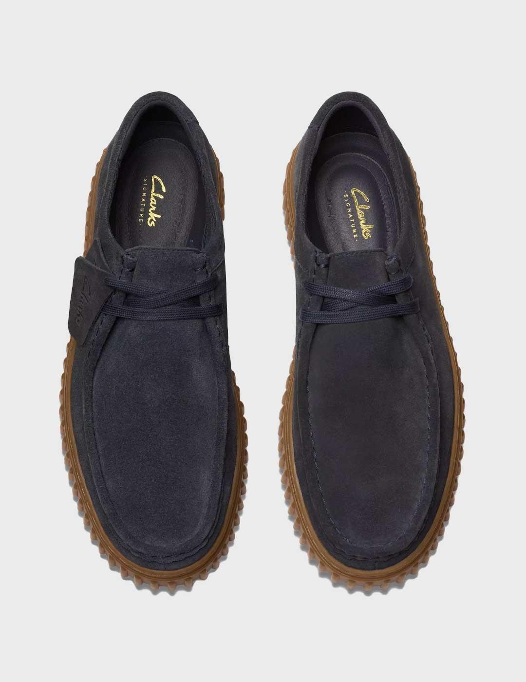 Clarks Torhill Lo zapato azul marino para hombre