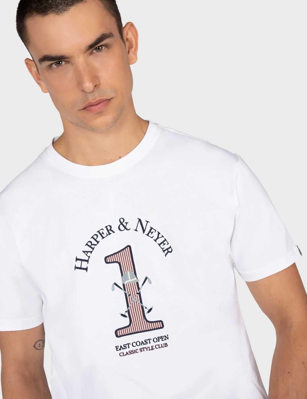 Harper & Neyer Winner camiseta blanca para hombre
