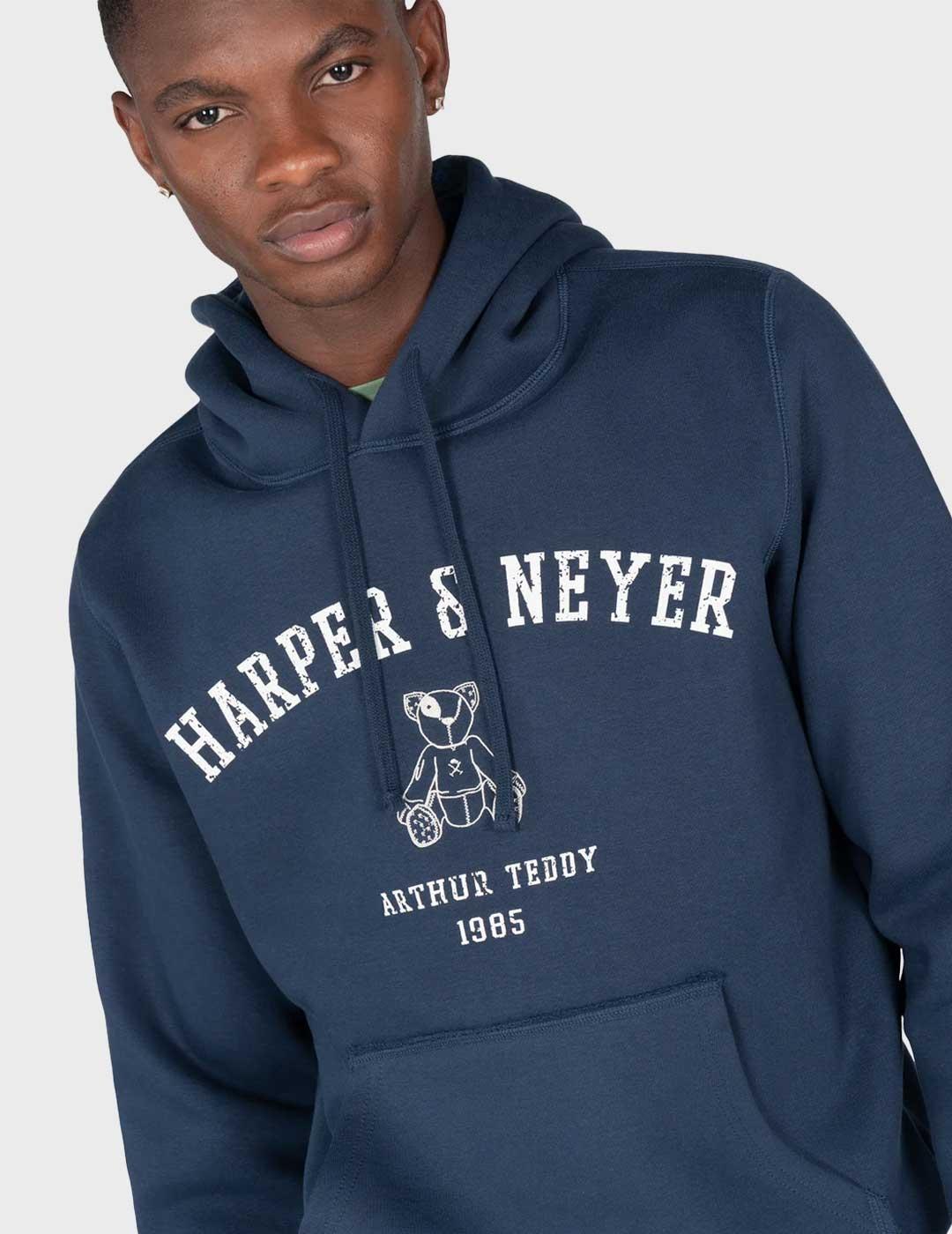 Harper & Neyer Manchester sudadera azul marino para hombre
