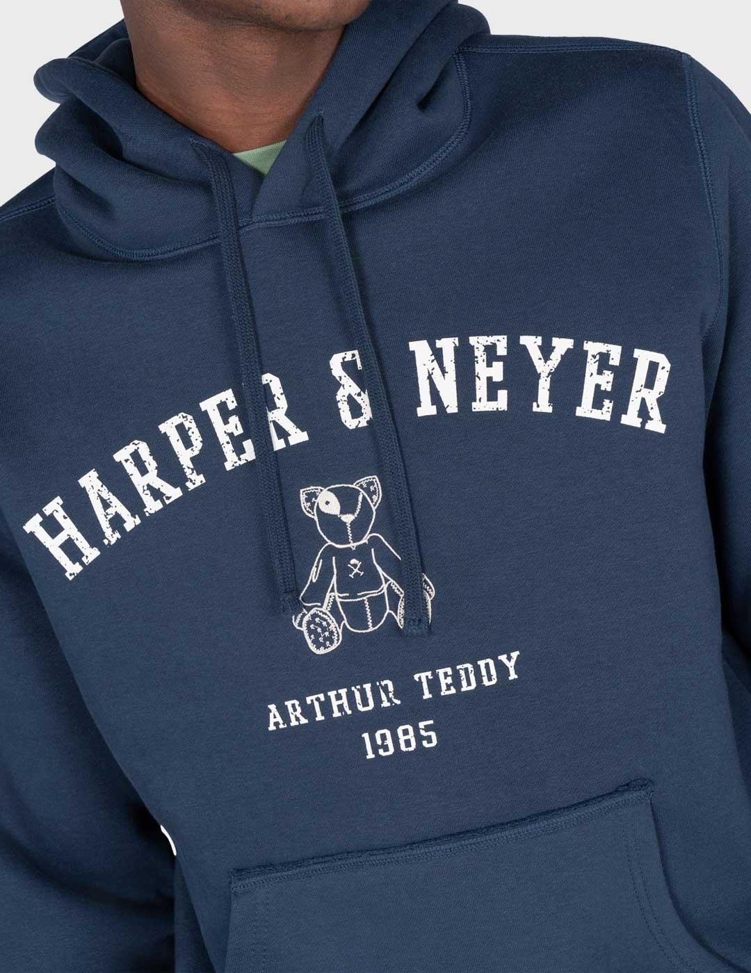 Harper & Neyer Manchester sudadera azul marino para hombre