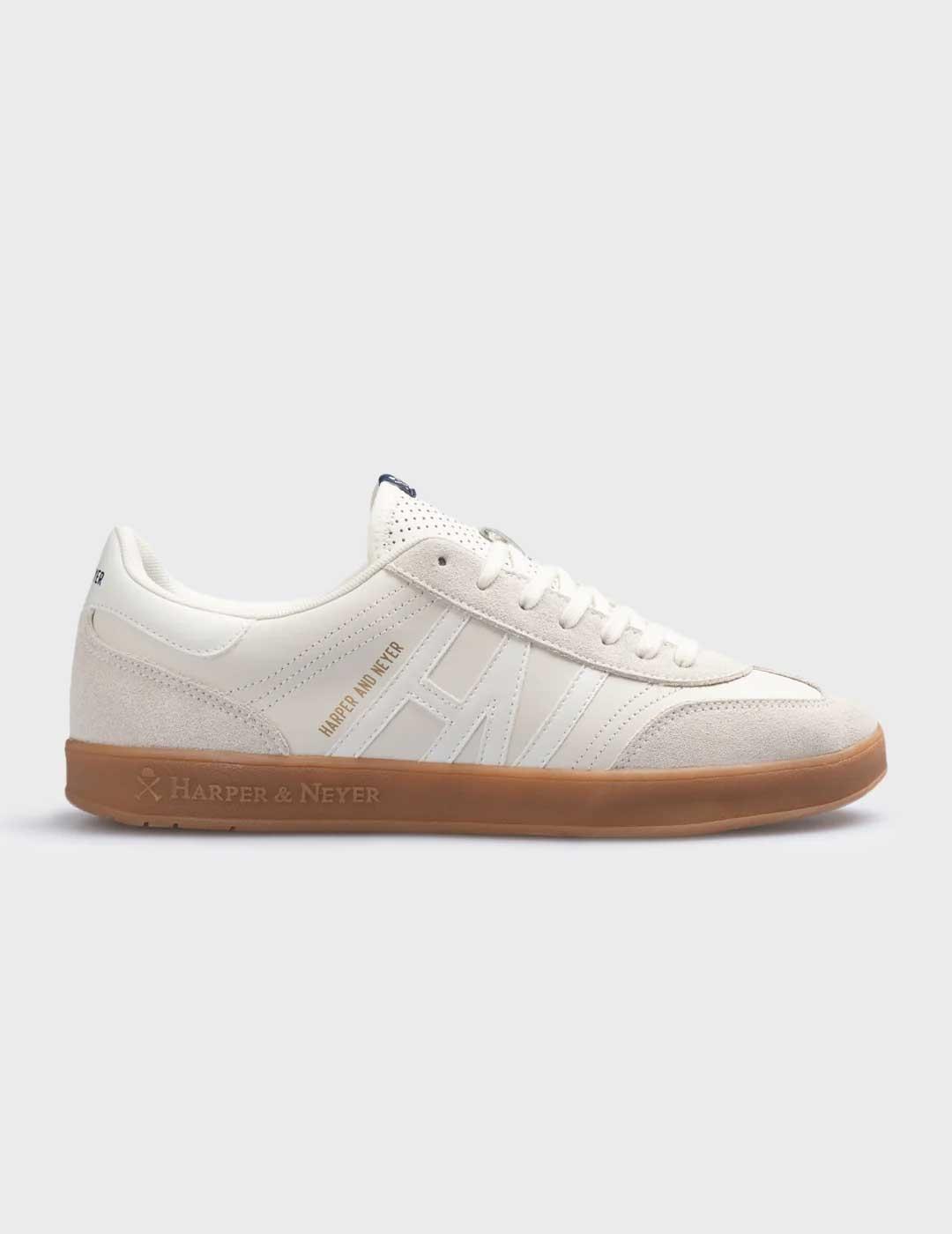 Harper & Neyer Hamptons zapatilla blanca para hombre