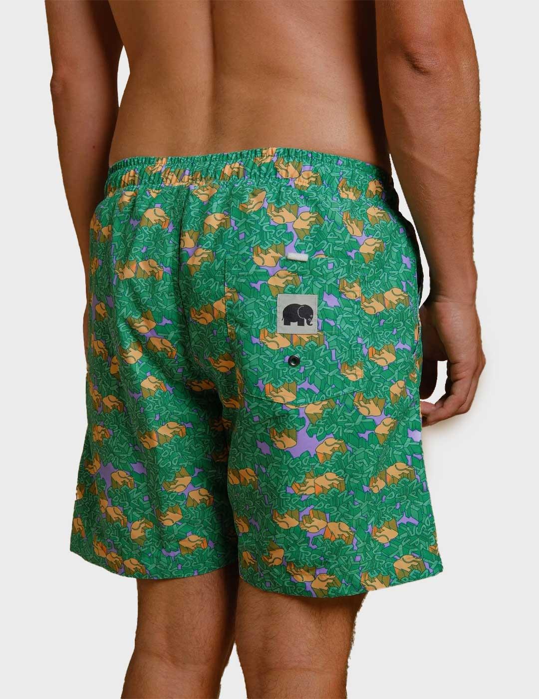 Trendsplant Trippyplant bañador verde para hombre Trendsplant Verde para Hombre | Madison AV