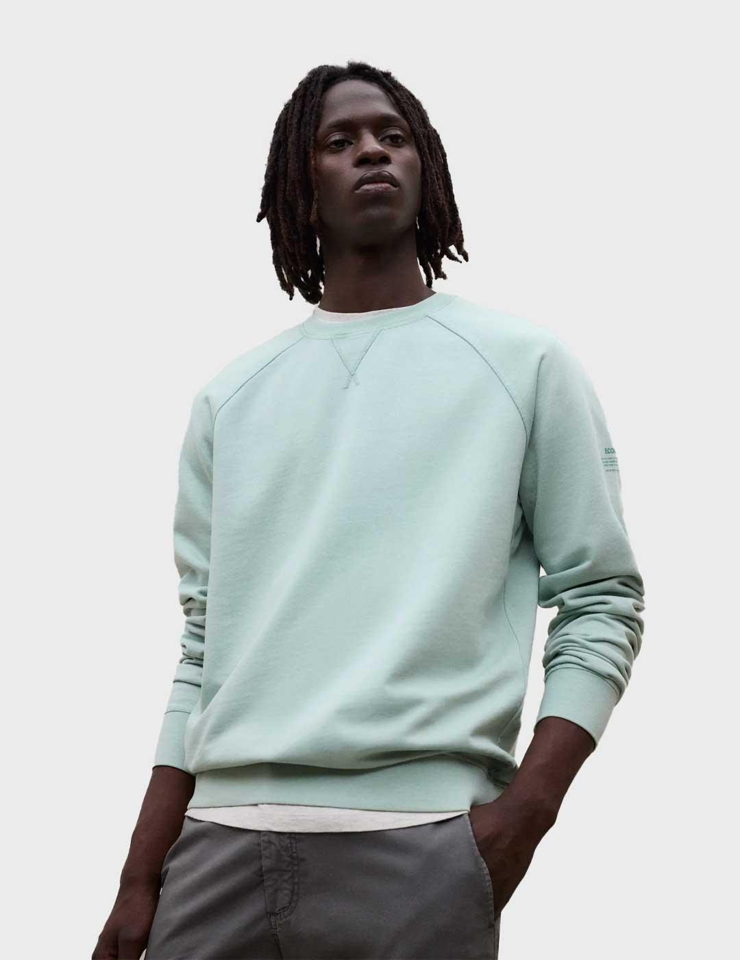 Ecoalf Berja sudadera verde para hombre
