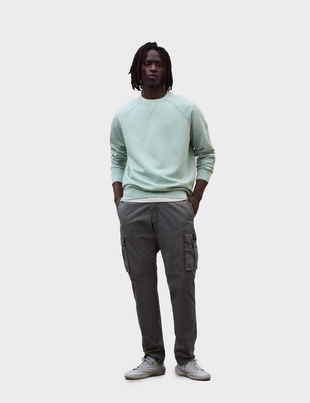 Ecoalf Berja sudadera verde para hombre