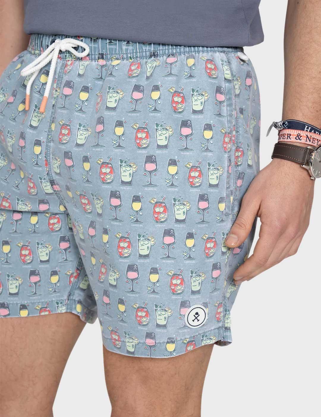 Harper & Neyer Coctel bañador gris para hombre Harper Gris para Hombre | Madison AV