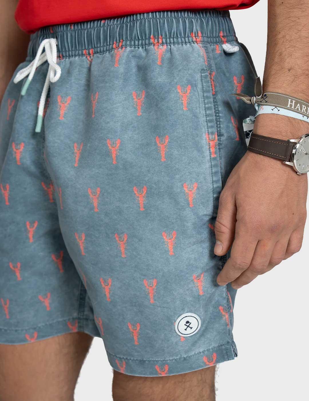 Harper & Neyer Langosta bañador gris para hombre Harper Gris para Hombre | Madison AV